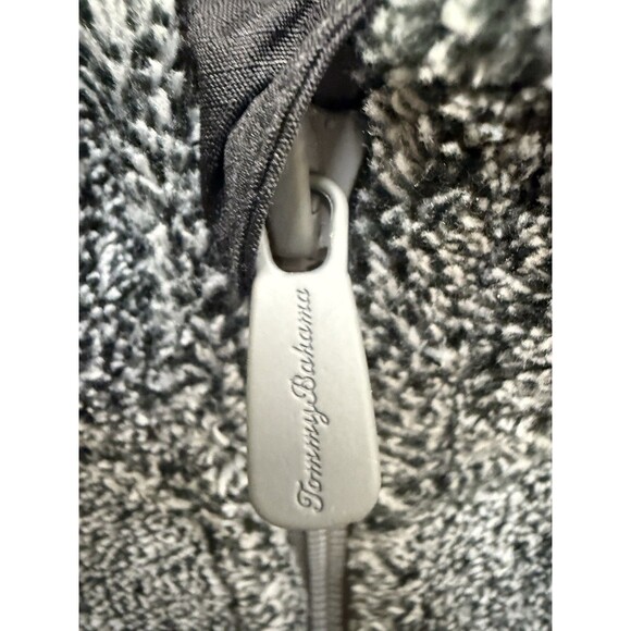 Tommy Bahama Men’s Size Medium Gray Lush Fleece Vest Full Zip Casual - Picture 3 of 6